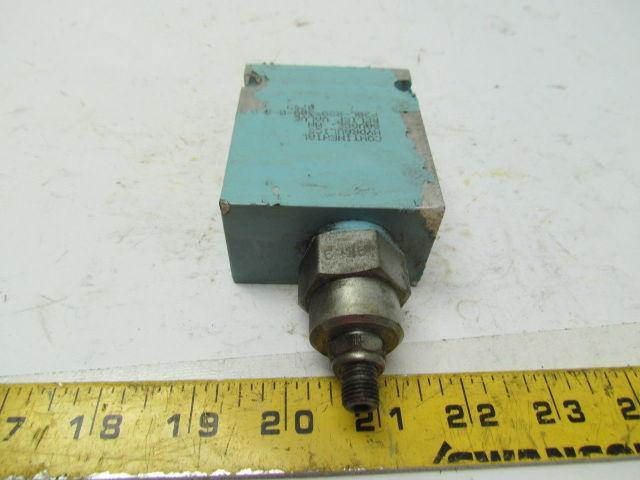 Continental P20L-R50-300-G-S-A Relief Valve w/Sun # RDFALAN Cartridge