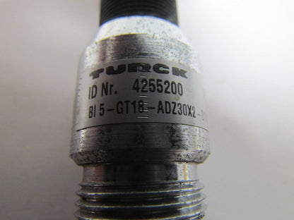 Turck B15-GT18-ADZ30X2-B1331/S34 Inductive Proximity Sensor w/One Nut