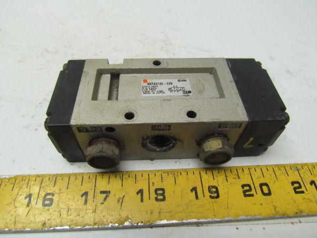 SMC NVFA5120-02N Piloted Air Control Valve Body Ported 4-Way 2 Position 5 Ports