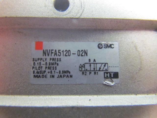SMC NVFA5120-02N Piloted Air Control Valve Body Ported 4-Way 2 Position 5 Ports