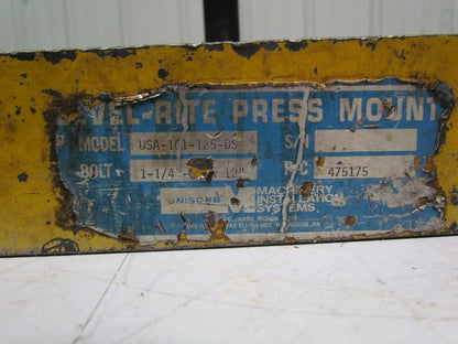 UNISORB USA 161-125-DS P/C 475175 Level-Rite Press Mount w/o Isolation Pad
