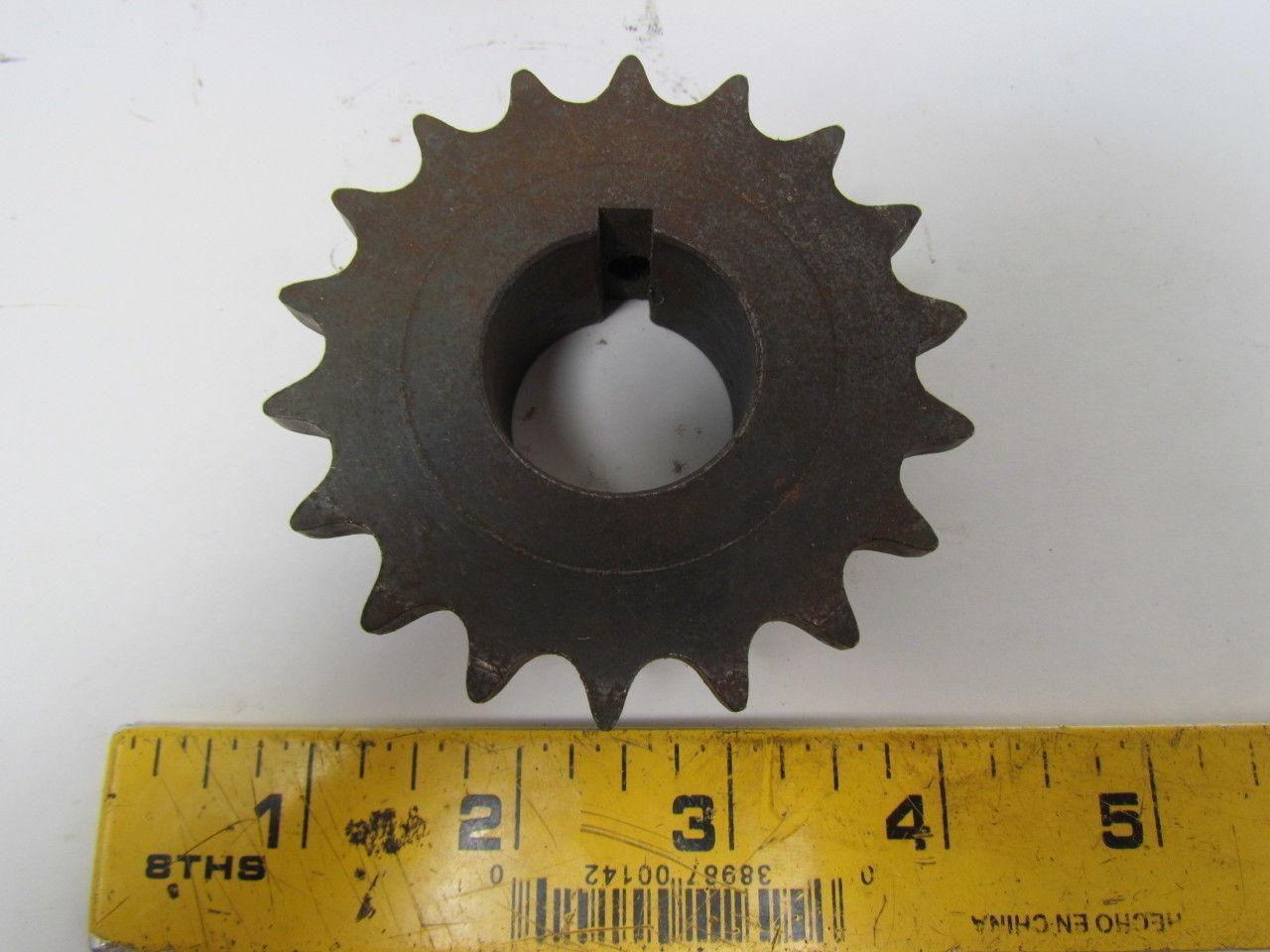 Martin 40BS18 1-3/16 No. 40 Roller Chain Sprocket 18 Tooth 1-3/16" Bore