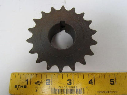 Martin 40BS18 1-3/16 No. 40 Roller Chain Sprocket 18 Tooth 1-3/16" Bore