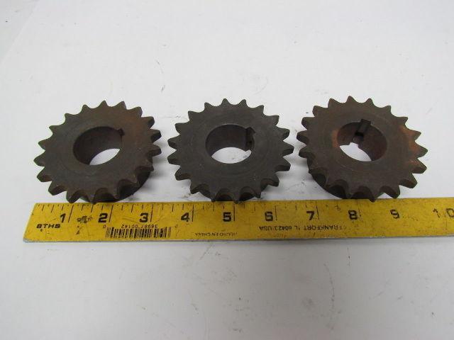 Martin 40BS18 1-3/16 No. 40 Roller Chain Sprocket 18 Tooth 1-3/16" Bore
