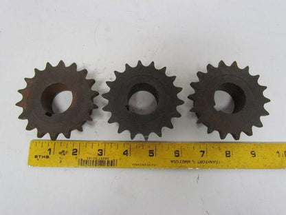 Martin 40BS18 1-3/16 No. 40 Roller Chain Sprocket 18 Tooth 1-3/16" Bore