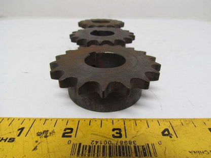 Martin 40BS18 1-3/16 No. 40 Roller Chain Sprocket 18 Tooth 1-3/16" Bore