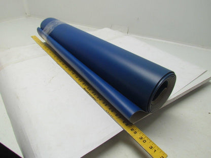Blue Smooth Top Continuous Conveyor Belt 15Ft X 24" 0.050" Thick 1-Ply