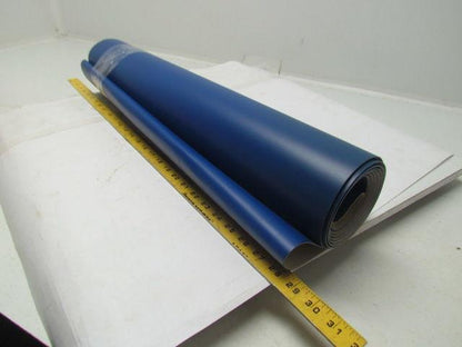 Blue Smooth Top Continuous Conveyor Belt 15Ft X 24" 0.050" Thick 1-Ply