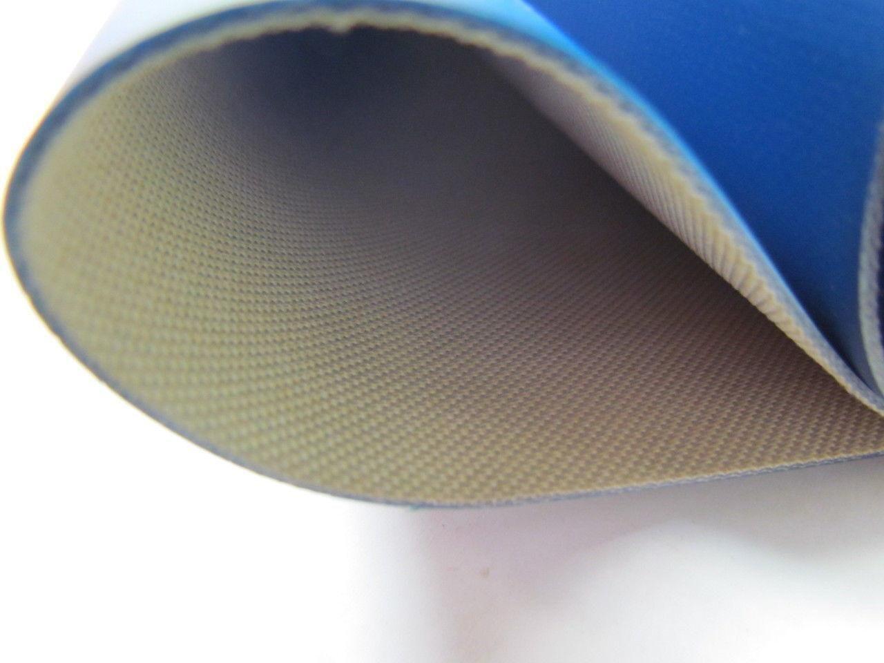 Blue Smooth Top Continuous Conveyor Belt 15Ft X 24" 0.050" Thick 1-Ply