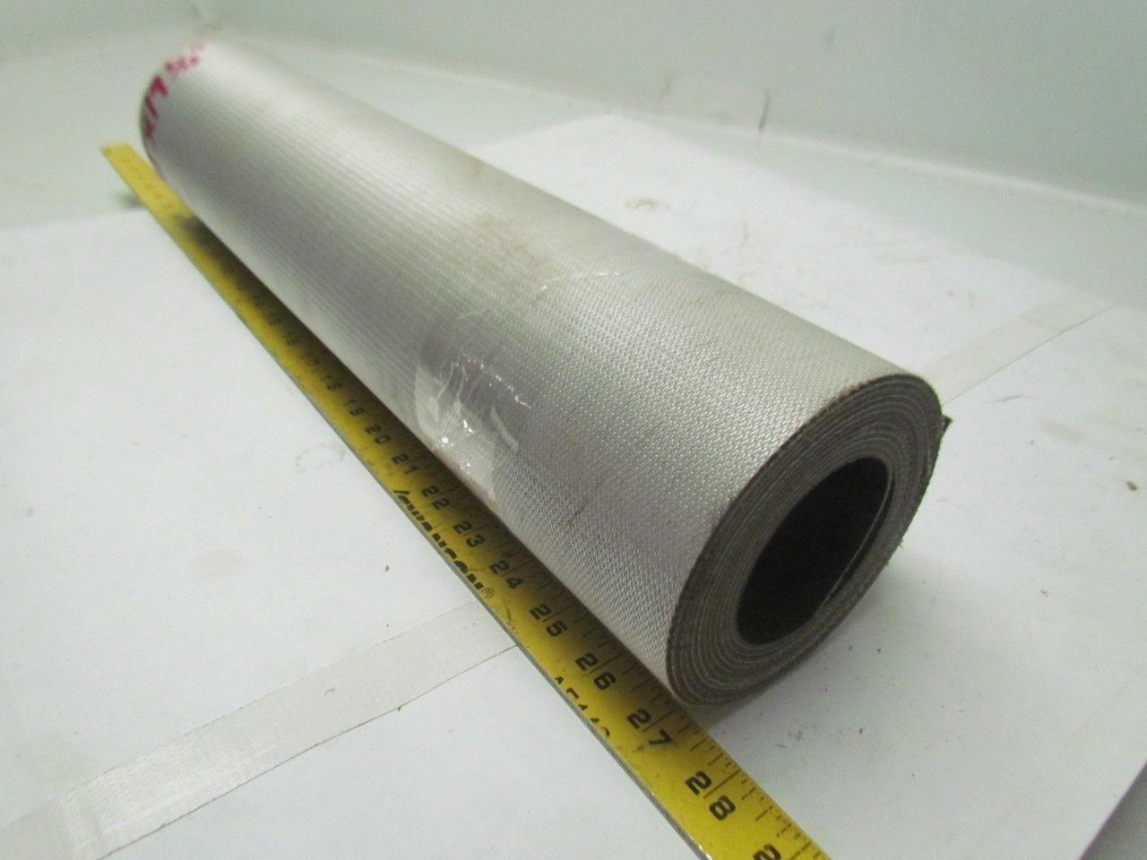 1 Ply Black Slip Top Nylon Backed Conveyor Belt 11Ft X 19-1/4" 0.075" Thick