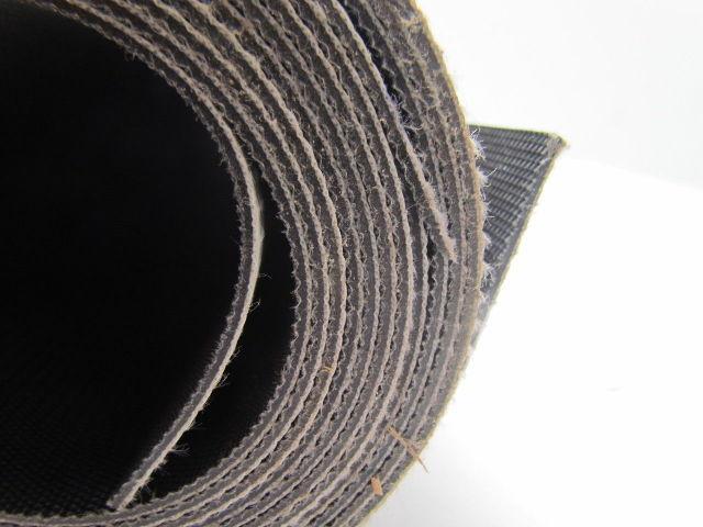 1 Ply Black Slip Top Nylon Backed Conveyor Belt 11Ft X 19-1/4" 0.075" Thick