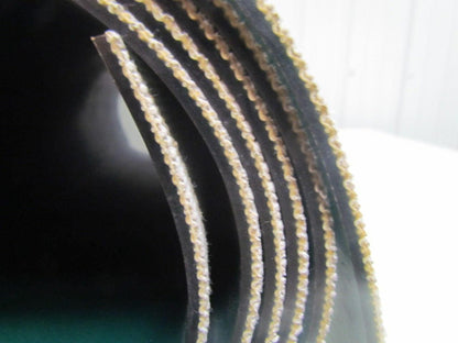 1 Ply Green Urethane Rubber Smooth Top Conveyor Belt 11Ft X 46" 0.224" Thick