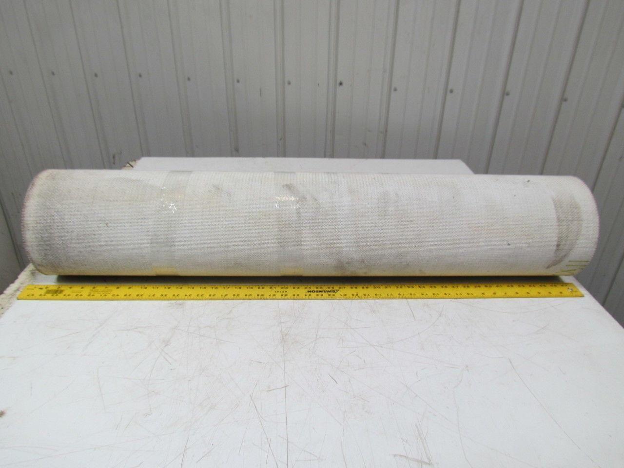 1 Ply Green Urethane Rubber Smooth Top Conveyor Belt 11Ft X 46" 0.224" Thick