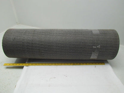 1 Ply Black Interwoven Polyester Brushed Conveyor Belt 10Ft X 32-1/4"