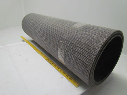 1 Ply Black Interwoven Polyester Brushed Conveyor Belt 10Ft X 32-1/4"