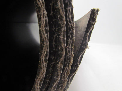 1 Ply Black Interwoven Polyester Brushed Conveyor Belt 10Ft X 32-1/4"