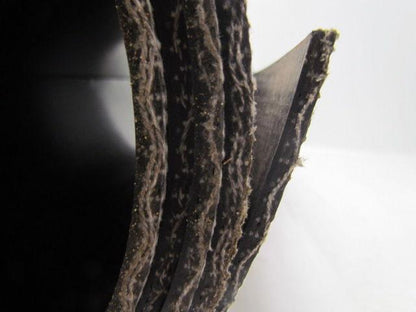 1 Ply Black Interwoven Polyester Brushed Conveyor Belt 10Ft X 32-1/4"