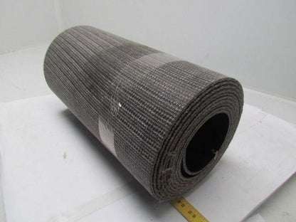 1 Ply Black Interwoven Polyester Brushed Conveyor Belt 18Ft X 16-7/8"