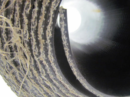 1 Ply Black Interwoven Polyester Brushed Conveyor Belt 18Ft X 16-7/8"