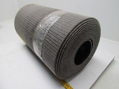 1 Ply Black Interwoven Polyester Brushed Conveyor Belt 30Ft X 17" 0.205" Thick