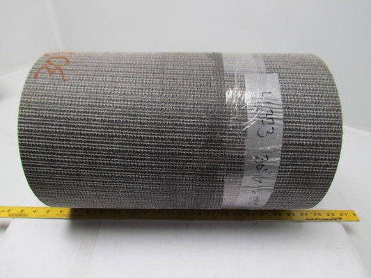 1 Ply Black Smooth Top PVC Rubber Conveyor Belt 17"W x 30'Length  .205" Thick