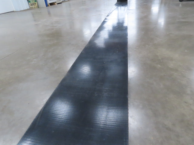 1 Ply Black Smooth Top PVC Rubber Conveyor Belt 17"W x 30'Length  .205" Thick