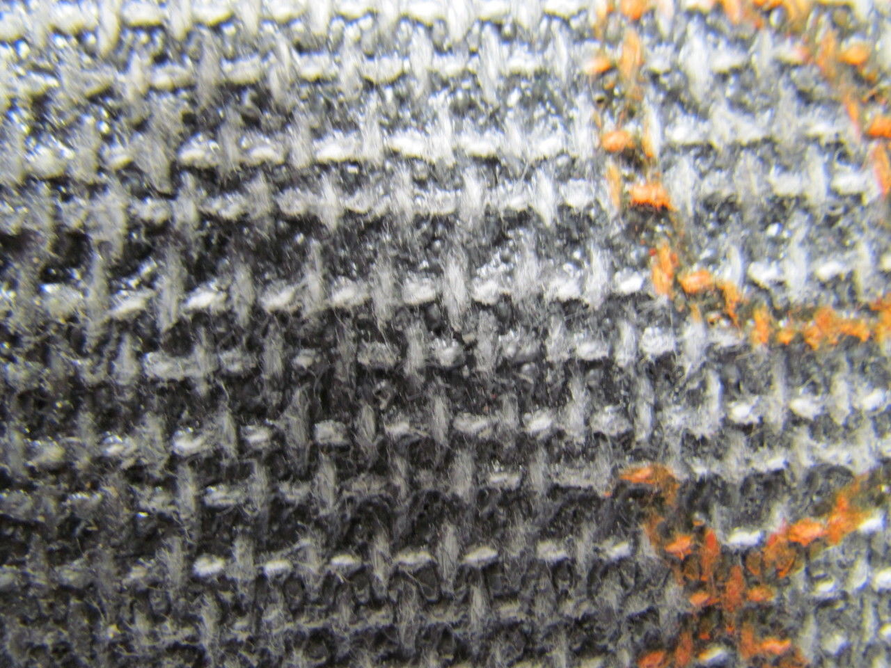 1 Ply Black Interwoven Polyester Brushed Conveyor Belt 30Ft X 8" 0.205" Thick