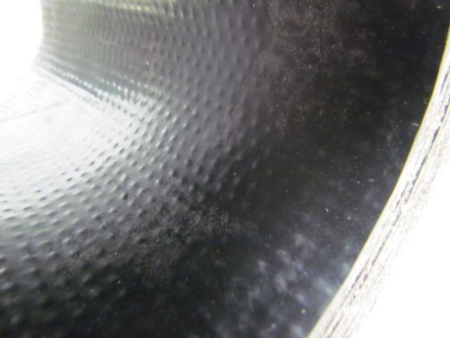 1 Ply Black Interwoven Polyester Brushed Conveyor Belt 30Ft X 8" 0.205" Thick