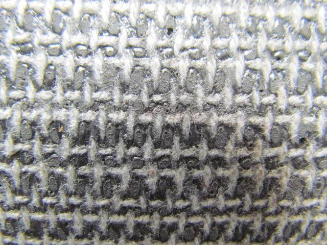 1 Ply Black Interwoven Polyester Brushed Conveyor Belt 20Ft X 7" 0.205" Thick