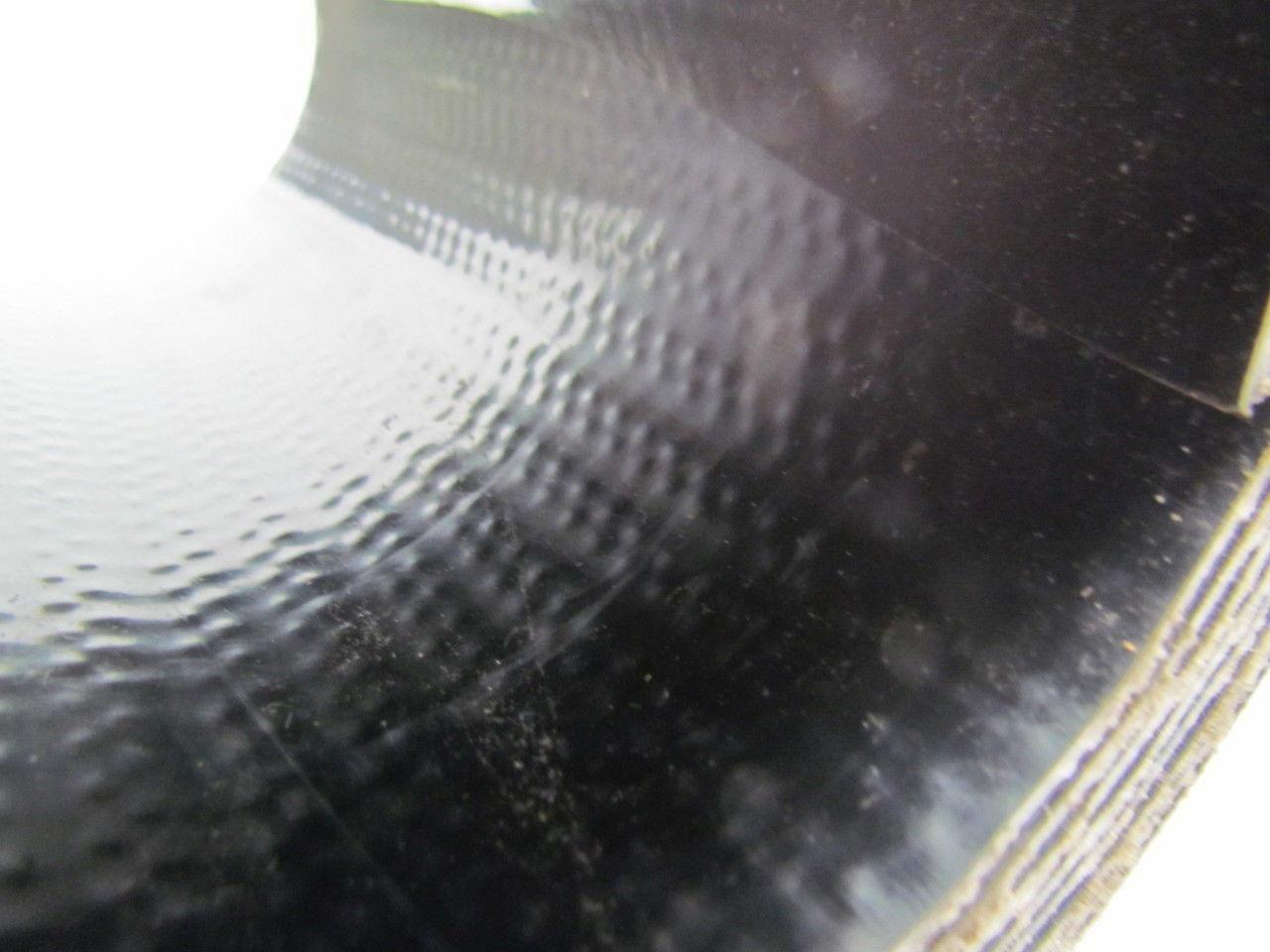 1 Ply Black Interwoven Polyester Brushed Conveyor Belt 20Ft X 7" 0.205" Thick