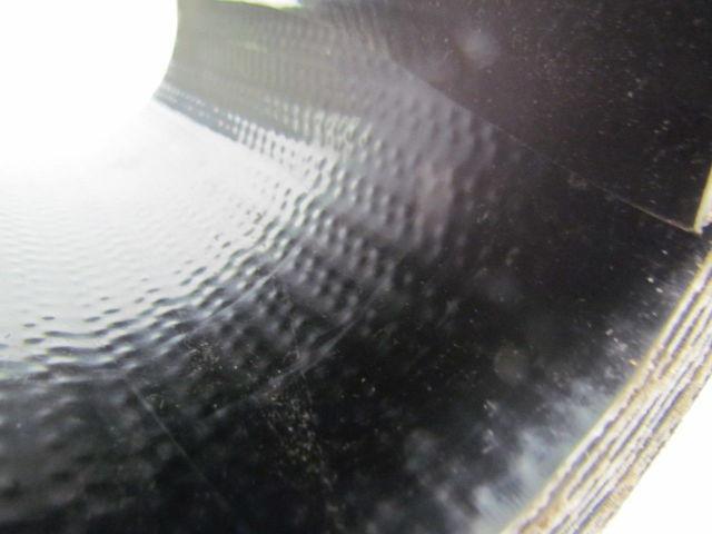 1 Ply Black Interwoven Polyester Brushed Conveyor Belt 20Ft X 7" 0.205" Thick