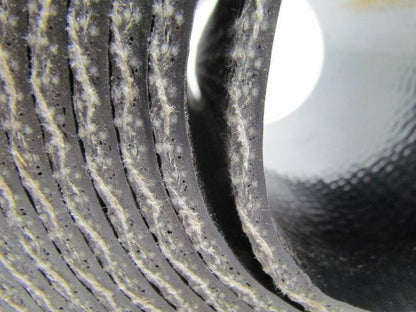 1 Ply Black Interwoven Polyester Brushed Conveyor Belt 22Ft X 7" 0.205" Thick