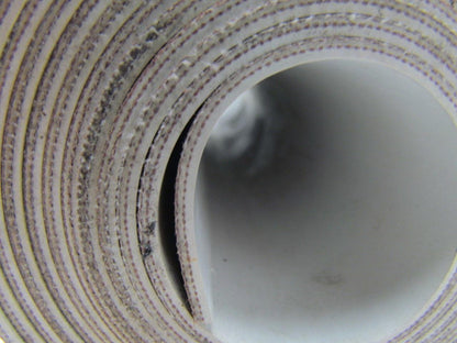 2 Ply White Smooth Top Nylon Backed Conveyor Belt 9Ft X 15-7/8" 0.090" Thick