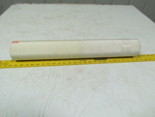 2 Ply White Smooth Top Nylon Backed Conveyor Belt 5Ft X 24-1/8" 0.090" Thick