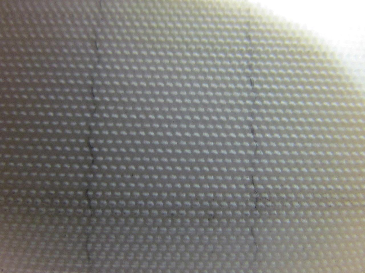 2 Ply Smooth Top Clear/White Urethane Rubber Conveyor Belt 29Ft X 29"