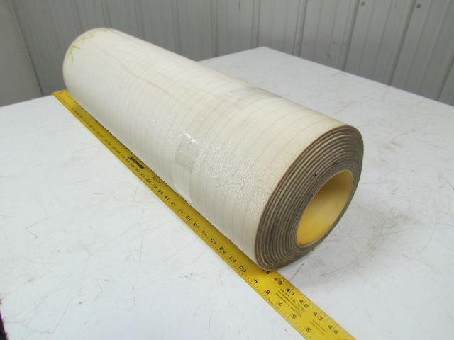 2 Ply Smooth Top Clear/White Urethane Rubber Conveyor Belt 29Ft X 29"