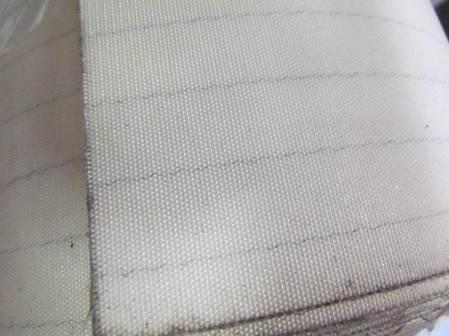 2 ply smooth top Clear/White urethane rubber conveyor belt 41ft x 29"