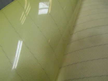 2 ply smooth top Clear/White urethane rubber conveyor belt 41ft x 29"