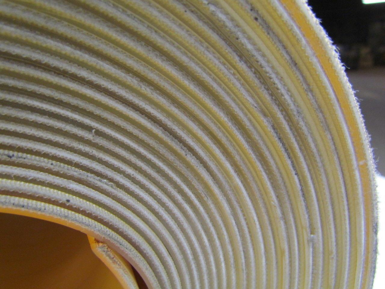 2 ply smooth top Clear/White urethane rubber conveyor belt 41ft x 29"