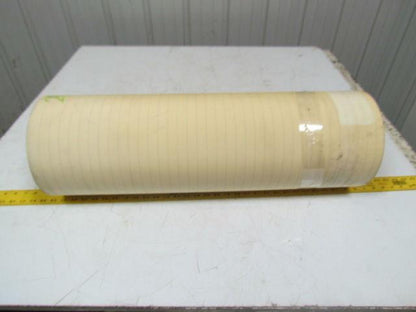 2 Ply Smooth Top Clear/White Urethane Rubber Conveyor Belt 29Ft X 29-1/8"