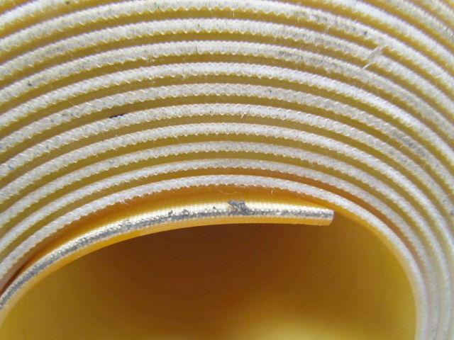 2 Ply Smooth Top Clear/White Urethane Rubber Conveyor Belt 29Ft X 29-1/8"