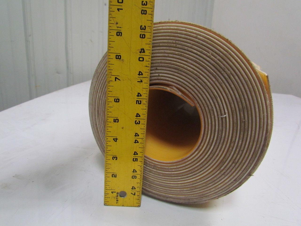 2 ply smooth top clear/white urethane rubber conveyor belt 35f x 29-1/4"