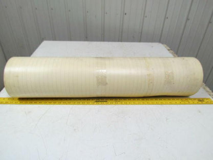 2 Ply Smooth Top Clear/White Urethane Rubber Conveyor Belt 19Ft X 38-1/2"