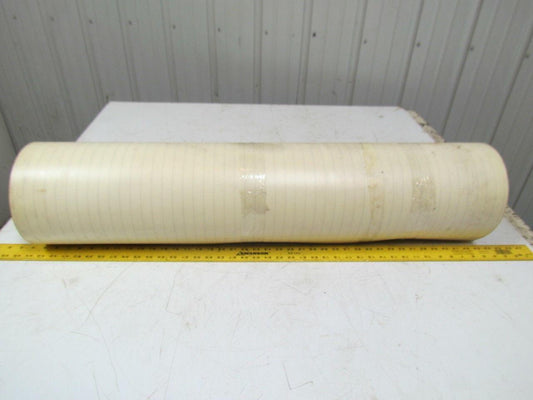 2 Ply Smooth Top Clear/White Urethane Rubber Conveyor Belt 19Ft X 38-1/2"