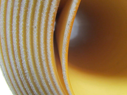 2 Ply Smooth Top Clear/White Urethane Rubber Conveyor Belt 19Ft X 38-1/2"