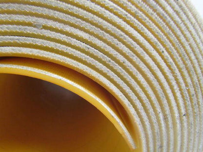 2 Ply Smooth Top Clear/White Urethane Rubber Conveyor Belt 29Ft X 29-1/2"