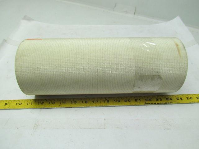 2 Ply White Rubber Smooth Top Nylon Backed Conveyor Belt 14Ft X 13" 0.095" Thick