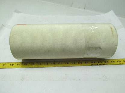 2 Ply White Rubber Smooth Top Nylon Backed Conveyor Belt 14Ft X 13" 0.095" Thick