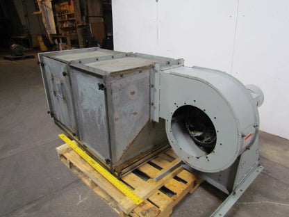 GreenHeck 09-BISW-21-9R-I 1 Hp 3Ph Centrifugal Blower Fan w/Sidelock Filter