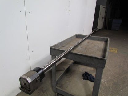 AMADA 50 Ton Turret Press Ball Screw & Nut W/Pulley and End Bearings 76" Travel